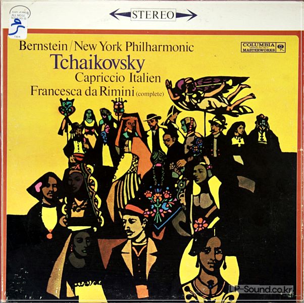 TCHAIKOVSKY CAPRICCIO ITALIEN LEONARD BERNSTEIN COLUMBIA 6-EYE MS 6258