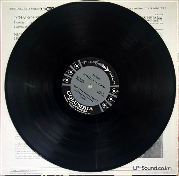 TCHAIKOVSKY CAPRICCIO ITALIEN LEONARD BERNSTEIN COLUMBIA 6-EYE MS 6258