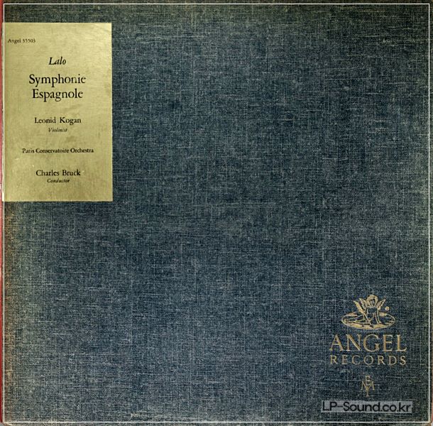 LEONID KOGAN-LALO-SYMPHONIE ESPAGNOLE -BRUCK-ED1 UK ANGEL 35503