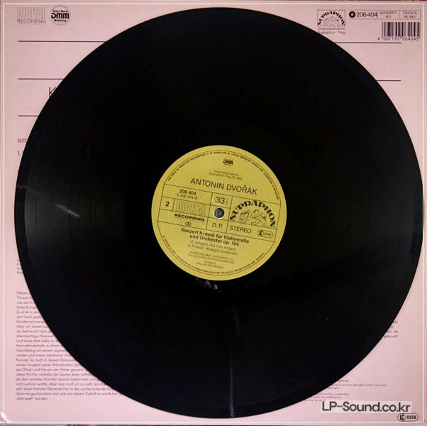 ANGELICA MAY DVORAK CELLO CONCERTO OP.104  SUPRAPHON  424697