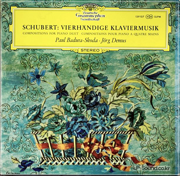 BADURA-SKODA; DEMUS. SCHUBERT (PIANO MUSIC 4-HAND). DGG 139 107 SLPM