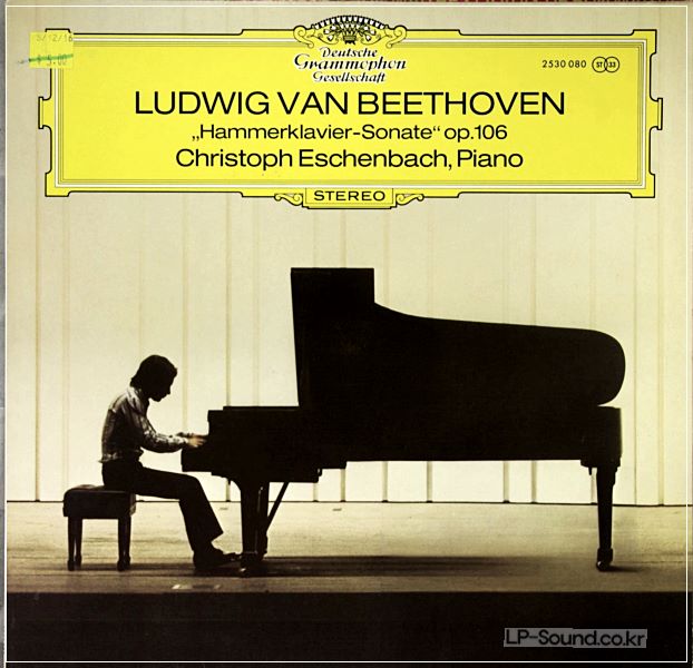 BEETHOVEN HAMMERKLAVIER SONATE OP 106, CHRISTOPH ESCHENBACH, DG 2530 080