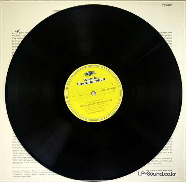 BEETHOVEN HAMMERKLAVIER SONATE OP 106, CHRISTOPH ESCHENBACH, DG 2530 080