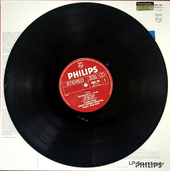 LISZT : THE PIANO CONCERTOS NO.1/2 ARRAU PHILPS 9500 780