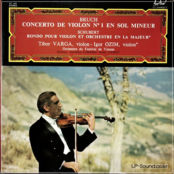 TIBOR VARGA, IGOR OZIM / BRUCH, SCHUBERT: CONCERTO DE VIOLON