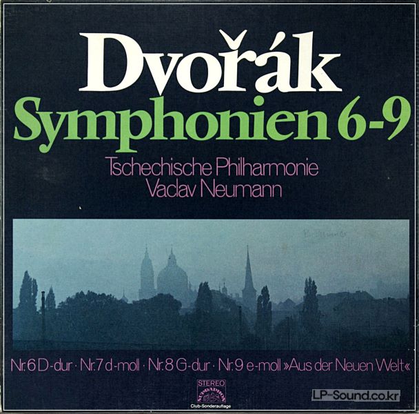 DVORAK COMPLETE 9 SYMPHONIES NEUMANN EURODISC SUPRAPHON 8LP  BOXES STEREO