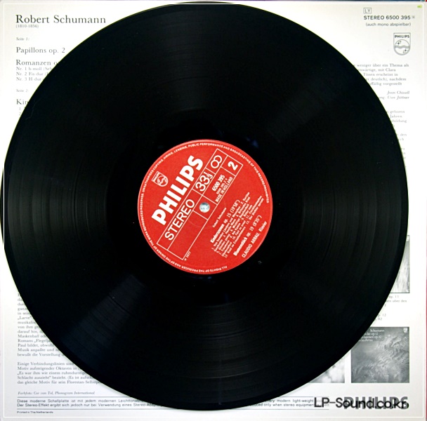 CLAUDIO ARRAU / SCHUMANN PAPILLONS - 3 ROMANZEN  PHILIPS - 6500 395