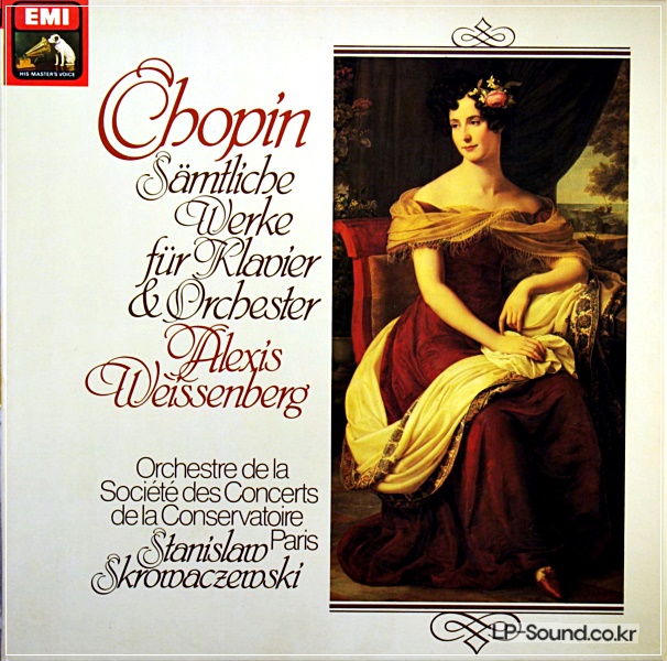CHOPIN COMPLETE WORKS FOR PIANO AND ORCHESTRA WEISSENBERG ORIG EMI 3 LP BOX