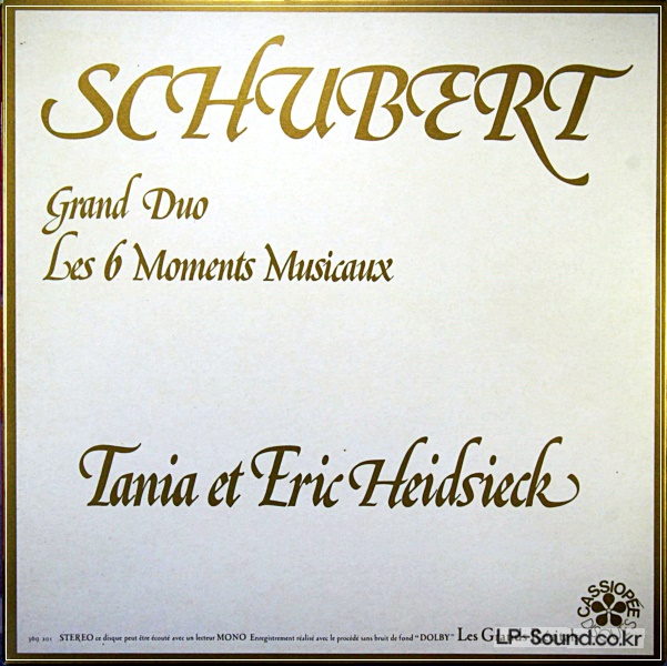 TANIA & ERIC HEIDSIECK - SCHUBERT MOMENTS MUSICAUX, GRAND DUO CASSIOPEE