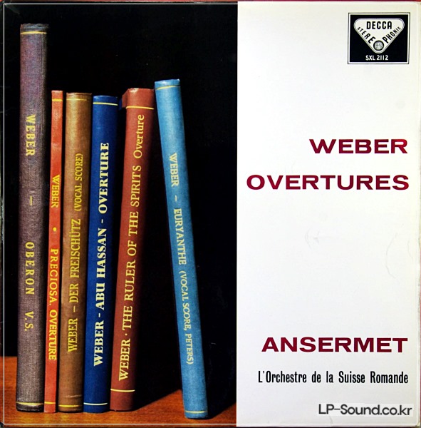 WEBER OVERTURES ANSERMET SXL 2112 WBG ED1 B/B