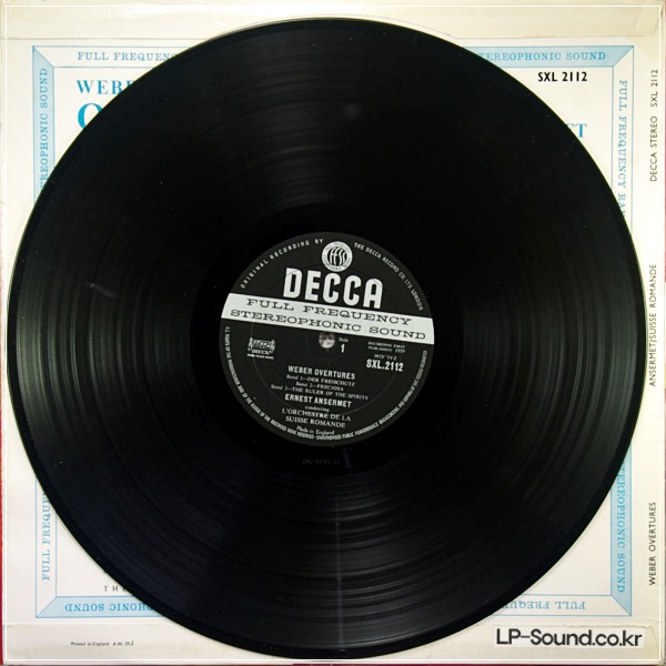 WEBER OVERTURES ANSERMET SXL 2112 WBG ED1 B/B