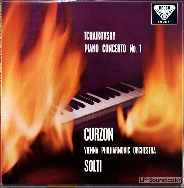 TCHAIKOVSKY PIANO CONC. NO. 1 - VPO / CURZON / SOLTI –SXL 2114 BB