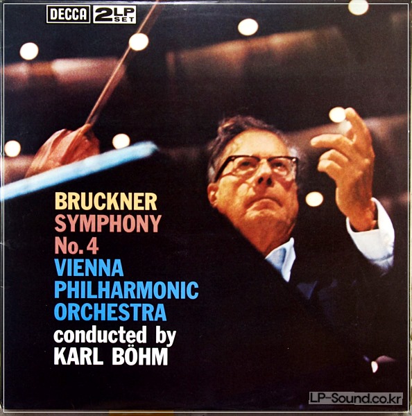 BRUCKNER: SYMPHONY NO. 4 KARL BOHM / VIENNA PO 2LP SET