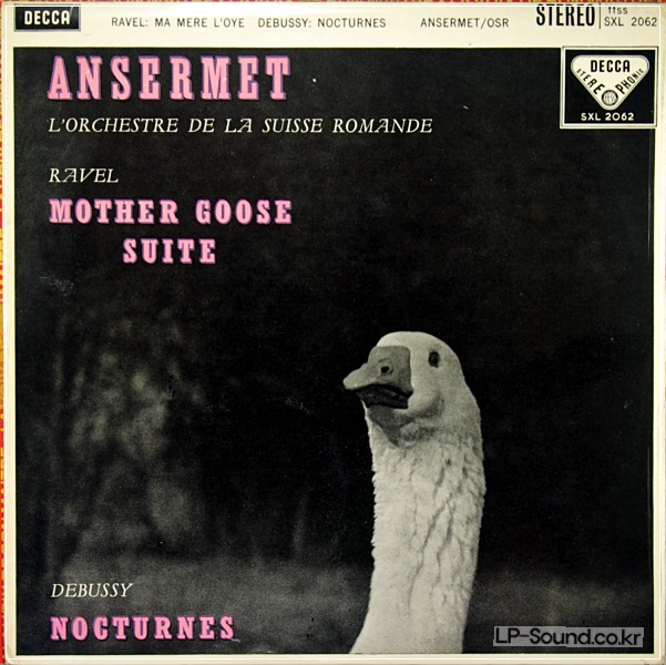 RAVEL: MOTHER GOOSE SUITE, DEBUSSY: NOCTURNES, ANSERMET SXL 2062