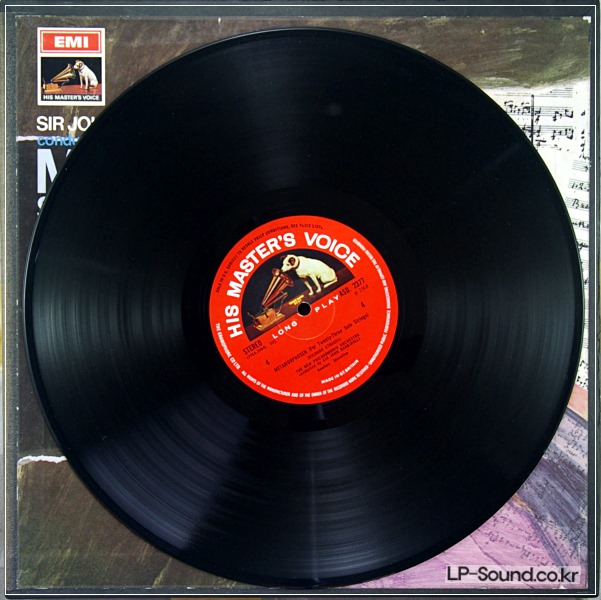 MAHLER NO.6 JOHN BARBIROLLI ORIG HMV ASD 2376/77 UK-1968 2-LP