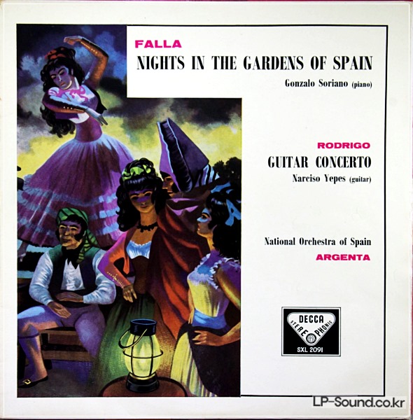 FALLA NIGHTS IN THE GARDENS OF SPAIN RODRIGO GUITAR CNCRTO ED1 SXL 2091