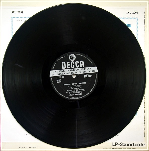 FALLA NIGHTS IN THE GARDENS OF SPAIN RODRIGO GUITAR CNCRTO ED1 SXL 2091