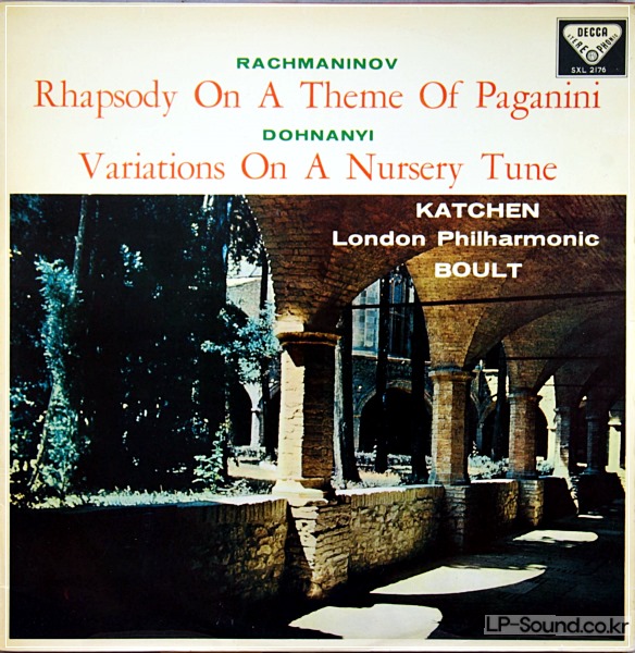 RACHMANINOV - PAGANINI RHAPSODY ETC. / JULIUS KATCHEN  SXL 2176