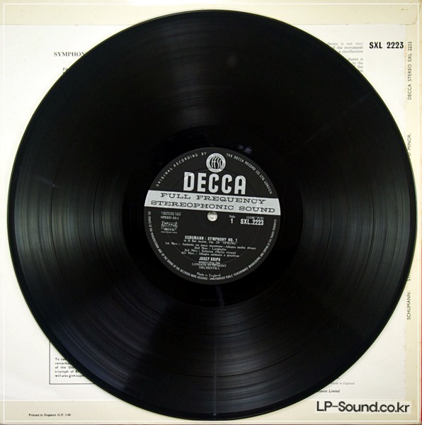 SCHUMANN SYMPHONIES #1 & #4 *LSO KRIPS  SXL 2223