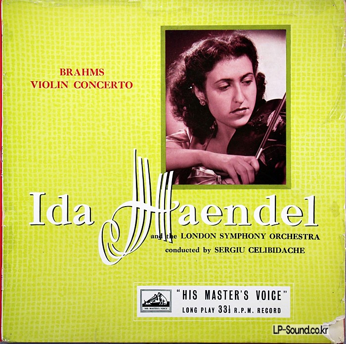 BRAHMS VIOLIN CONCERTO IDA HAENDEL, SERGIU CELIBIDACHE,, CLP 1032