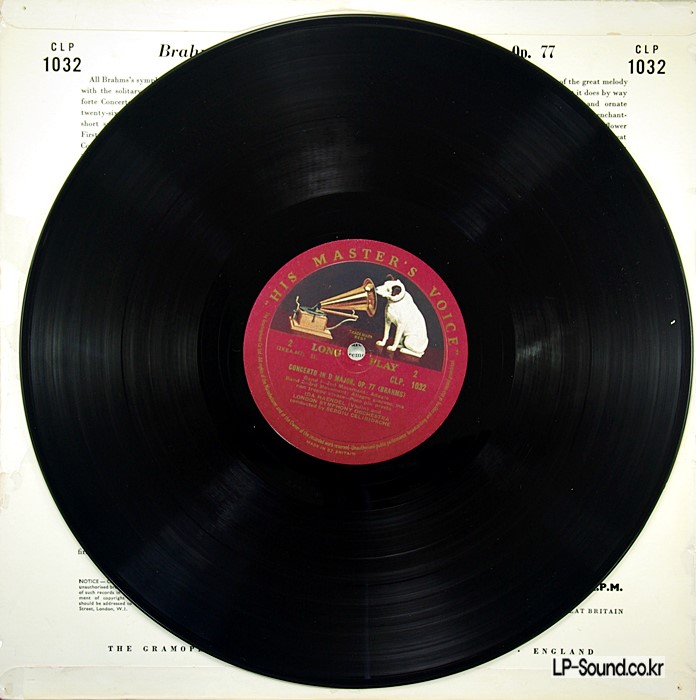 BRAHMS VIOLIN CONCERTO IDA HAENDEL, SERGIU CELIBIDACHE,, CLP 1032