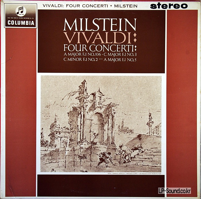 VIVALDI FOUR CONCERTI NATHAN MILSTEIN  SAX 2518