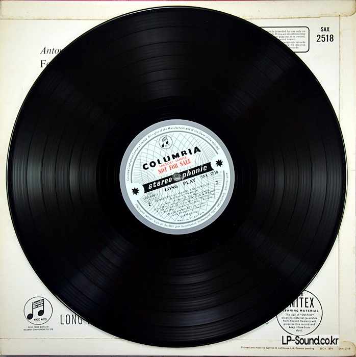 VIVALDI FOUR CONCERTI NATHAN MILSTEIN  SAX 2518