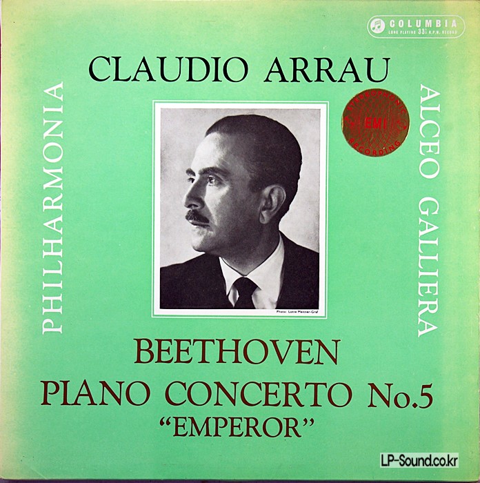 BEETHOVEN PIANO CONCERTO NO.5 EMPEROR - ARRAU SAX 2297