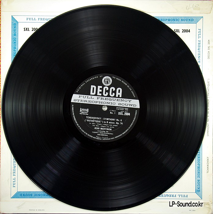 TCHAIKOVSKY SYMPHONY  6  MARTINON SXL 2004 ED 1