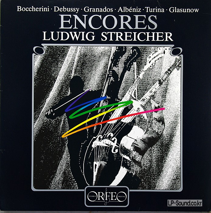 LUDWIG STREICHER ENCORES DOUBLE BASS RECITAL ORFEO LP S225911A