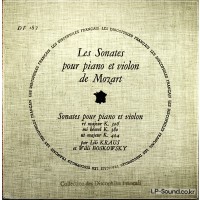 MOZART VIOLIN SONATA COLLECTION DES DISCOPHILES FRANCAIS BOSKOVSKY/KRAUS DF 121-122