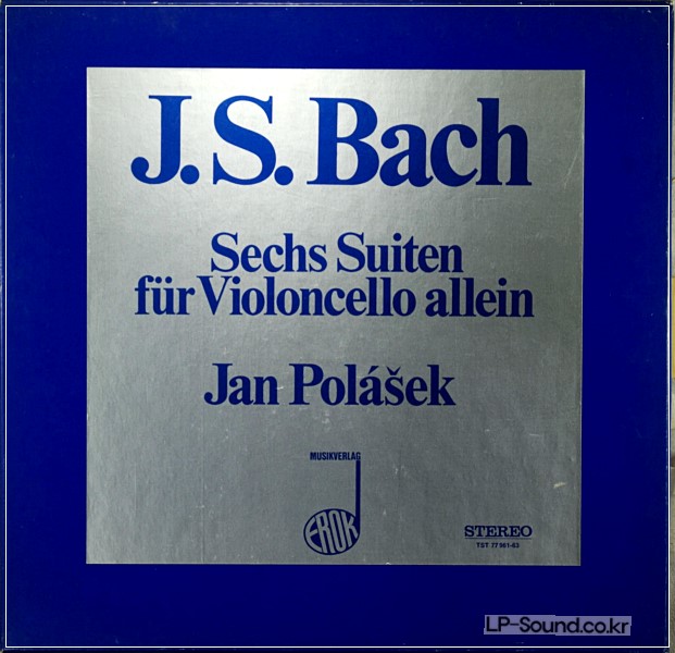 BACH COMPLETE SUITES FOR CELLO  JAN POLASEK 3LP BOX