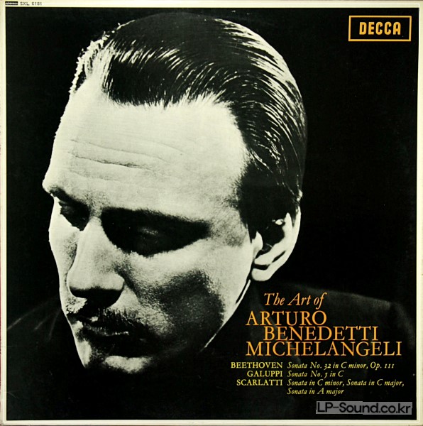ARTURO BENEDETTI MICHELANGELI PIANO DECCA  SXL 6181