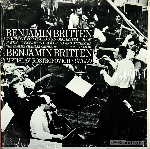BRITTEN: HAYDN SYMPHONY CELLO ORCHESTRA ROSTROPOVICH LONDONCS 6419