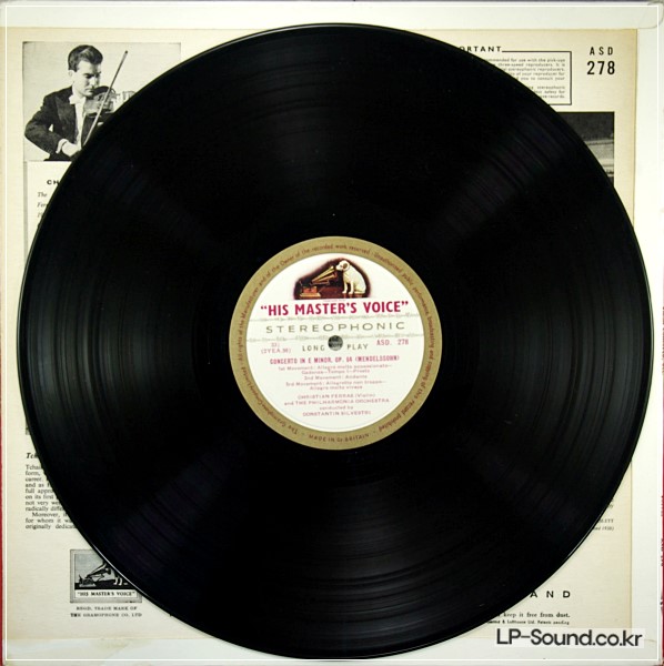 TCHAIKOVSKY  FERRAS  MENDELSSOHN VIOLIN /SILVESTRI ASD 278