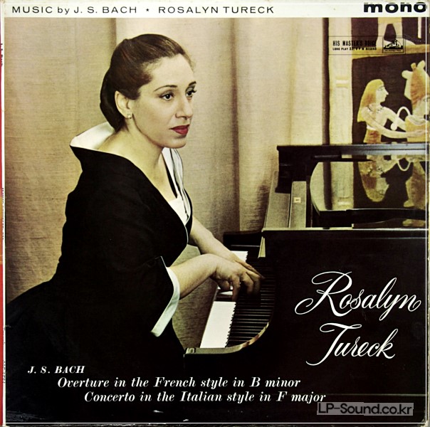 MUSIC BY J. S. BACH - ROSALYN TURECK ALP 1791