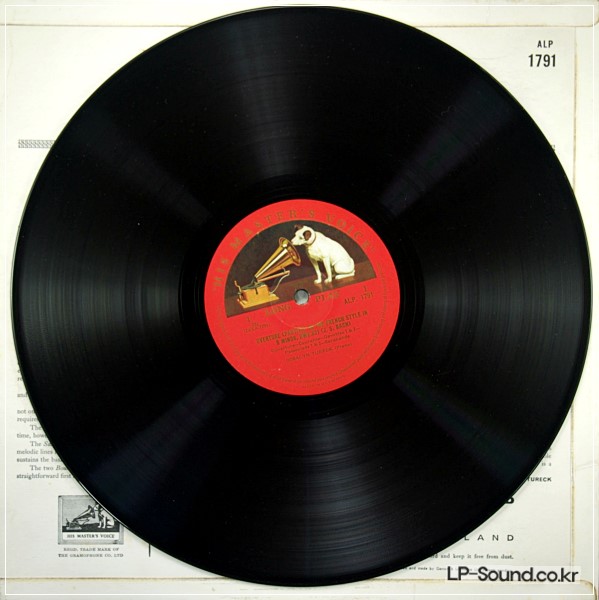 MUSIC BY J. S. BACH - ROSALYN TURECK ALP 1791