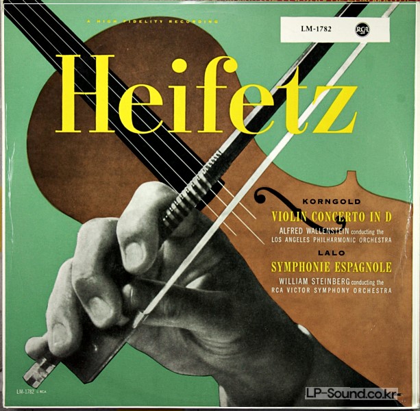 KORNGOLD LALO SYM. ESPAGNOLE *HEIFETZ 53RCA LM 1782