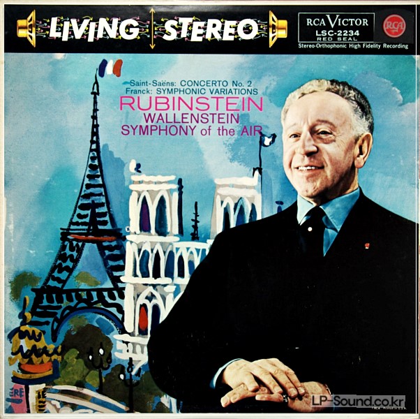 RUBINSTEIN / SAINT-SAENS / FRANCK CONCERTO 2 RCA SD LSC-2234