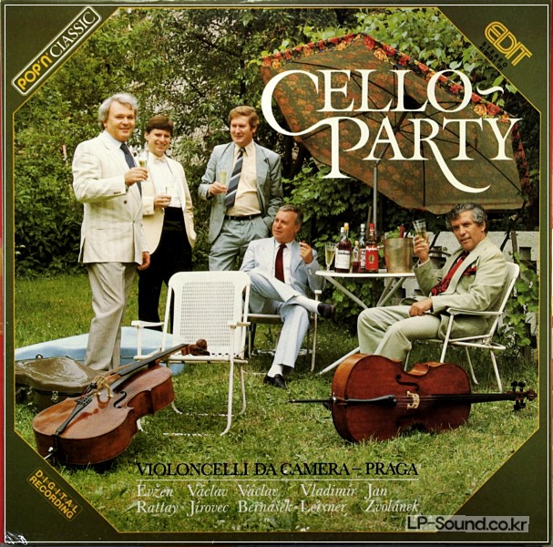 CELLO PARTY, RATTAY JíROVEC, BERNáŠEK, LEIXNER, ZVOLANEK, 1990
