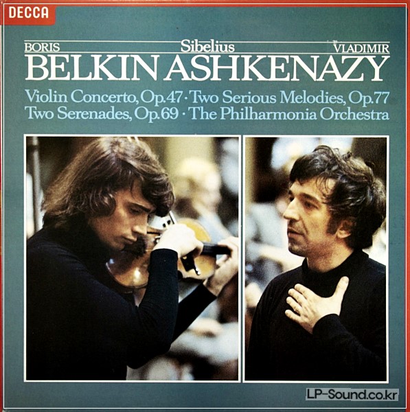 SIBELIUS VIOLIN CONCERTO  BORIS BELKIN  SXL 6953