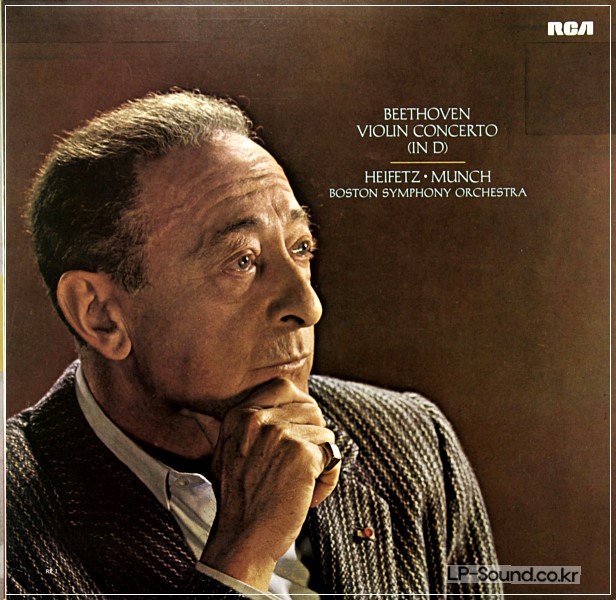 BEETHOVEN VIOLIN CONCERTOJASCHA HEIFETZ-MUNCH  LSC 1992