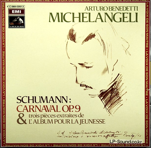SCHUMANN CARNAVAL OP. 9 PIANO MICHELANGELI