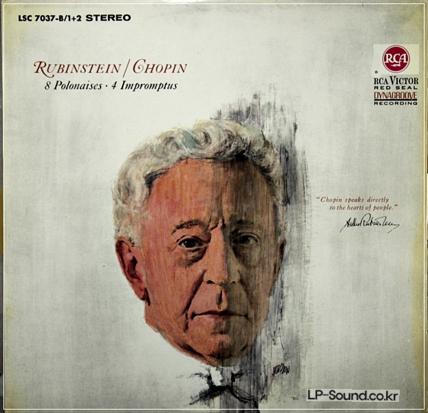CHOPIN – 8 POLONAISES, 4 IMPROMPTUS RUBINSTEINRCA – LSC-7037 2LP