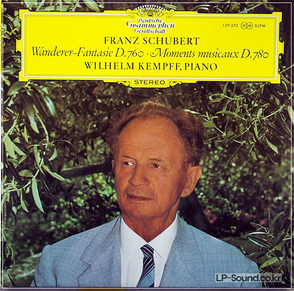 SCHUBERT WANDERER FANTASIE D 760 WILHELM KEMPFF LARGE TULIPS 139 372 LP