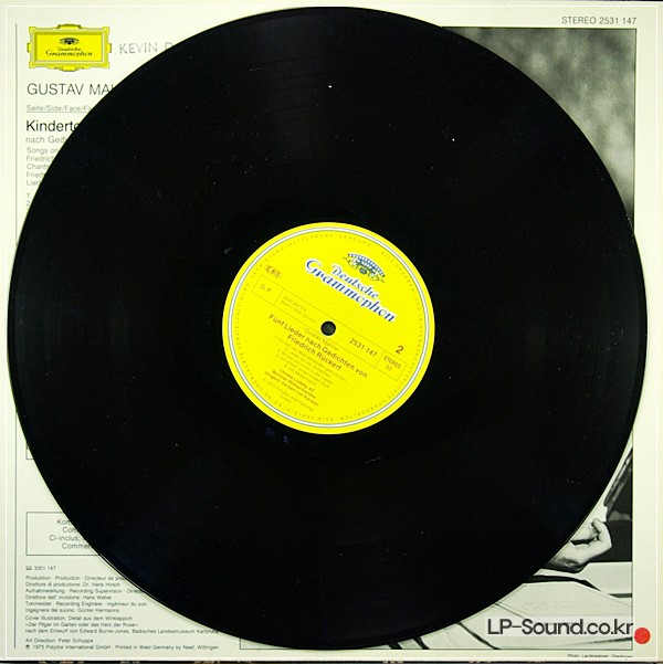 MAHLER KINDERTOTENLIEDER, RUCKERT-LIEDER - DG 2531 147