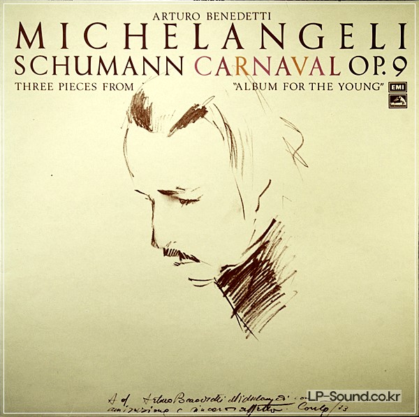 SCHUMANN CARNAVAL OP. 9 PIANO MICHELANGELI ASD 3129