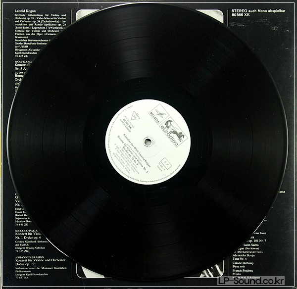 LEONID KOGAN - SPIELT MOZART SAINT-SAENS BEETHOVEN SARASATE 2LP