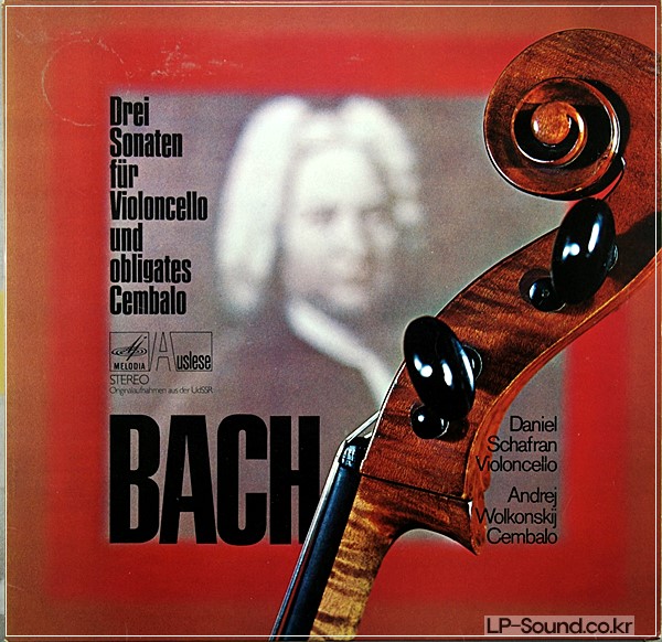 BACH, THREE SONATAS FOR CELLO AND HARPSICHORD / DANIIL SHAFRAN/ LISTEN