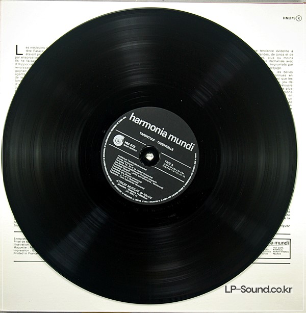 GREGORIO PANIAGUA TARENTULE TARENTELLE ORIG HARMONIA MUNDI LP HM 379